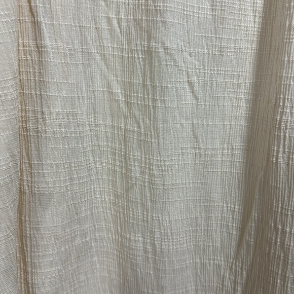 NWT Max Studio Tied Short Sleeve Oversized Fit Top in Eggshell - Picture 12 of 12